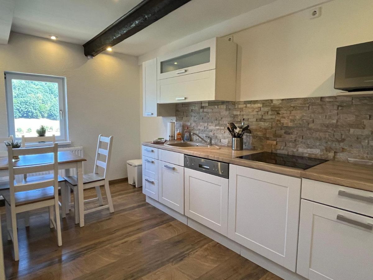 Saechsische-Schweiz-Ferienhaus-Wohnung-1-Mit-Elbblick-Sauna-Und-Kamin Кьонихщайн ан дер Елбе Екстериор снимка